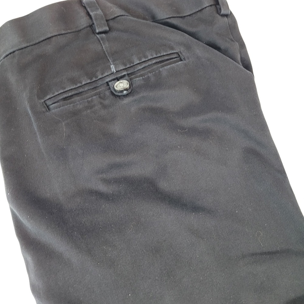 Roundtree & Yorke Chinos Mens 46x29 Black Excellent Classic Fit Cotton Pants